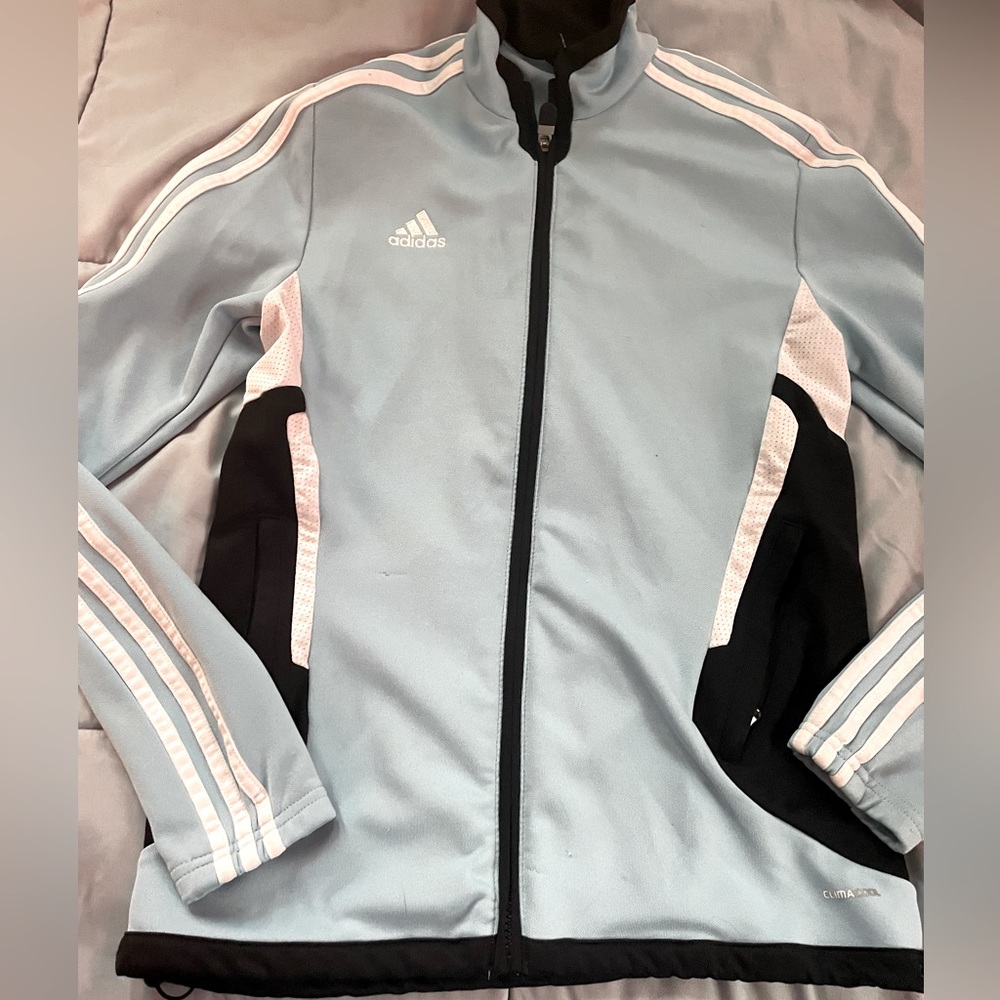 Adidas zip up/ size small